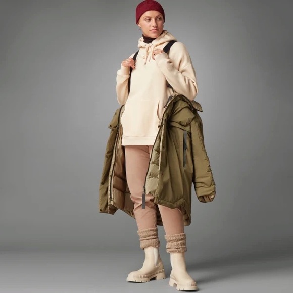 NWT Women’s Adidas MYSHELTER COLD.RDY Parka Green - Picture 7 of 14